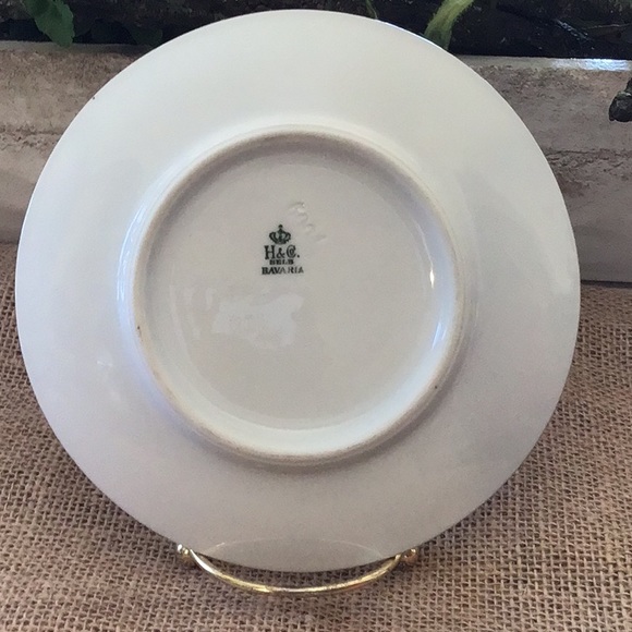 Bavarian Hand Painted Saucer - Picture 3 of 4